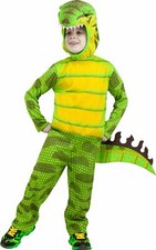 T-Rex Toddler kids Costume Green Large 3T/4T Halloween