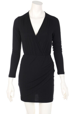 BCBGENERATION dress Wrap Effect XS black