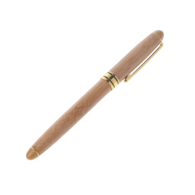 1PC Bamboo Fountain Pen Fine Nib Smooth Writing Ink Best Present Office Supply