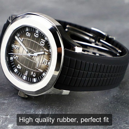 Rubber Watch Strap For Patek Philippe Aquanaut 5167a 5617r 5681g 5968g 5968a Ebay
