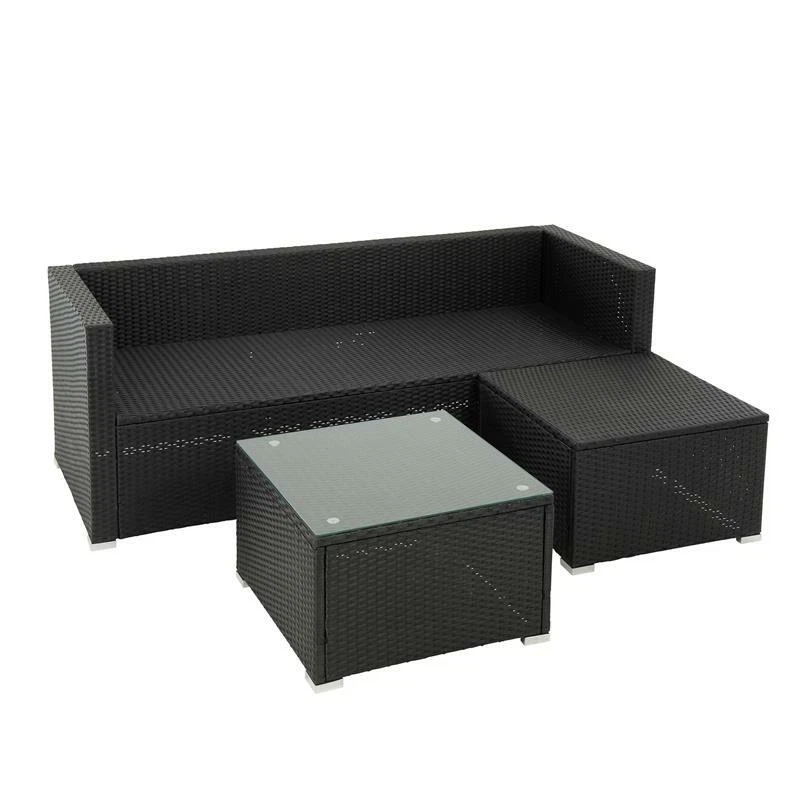 Rattan Sitzgruppe Lounge Rattanmöbel Gartenmöbel Polyrattan Set Sofa Essgruppe - Bild 3 von 4