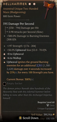 Hellhammer 2GA Diablo 4 ETERNAL REALM NON-SEASON SC D4 PS5 Xbox
