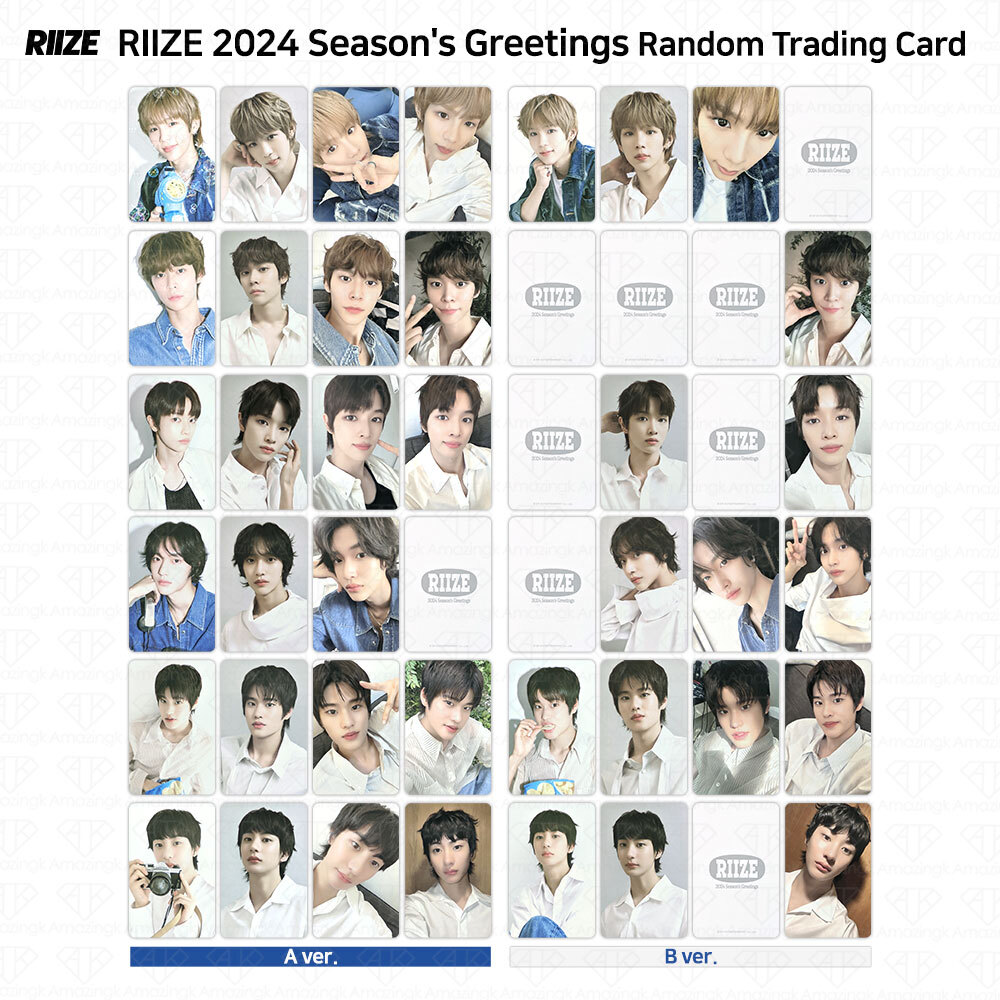 RIIZE 2024 Season's Greetings Random Trading Card Concept