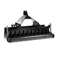 Titan Attachments 3 Point 60" Soil Pulverizer, Quick Hitch Cat 1 and 2 Tractors