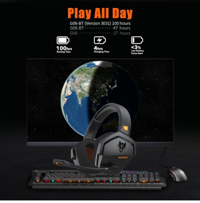 NUBWO G06 Dual Wireless Gaming Headset