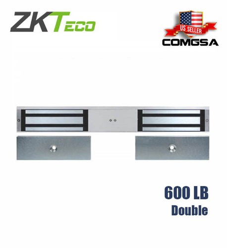 Zkteco Maglock doppia 600 libbre, serratura magnetica per controllo accessi o porta ingresso USA - Foto 2 di 4