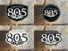 Firestone Walker 805 Beer Cerveza Lager Logo Sticker Decal fan tumbler Sz 3"-18"