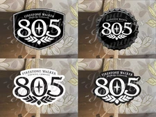 Firestone Walker 805 Beer Cerveza Lager Logo Sticker Decal fan tumbler Sz 3"-18"