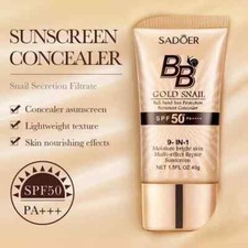 ROREC SADOER SPF50 PA  Gold Snail Sunscreen Cream40g FREE SHIPPING WORLD WIDE