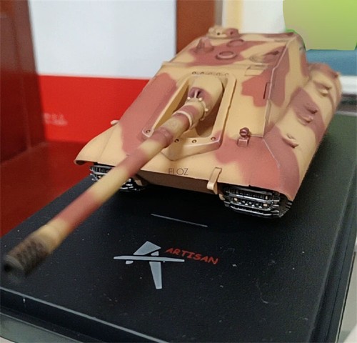 for ARTISAN E100 Heavy Destroyer Red Camouflage 1/72 Tank Model Toys - Picture 3 of 7
