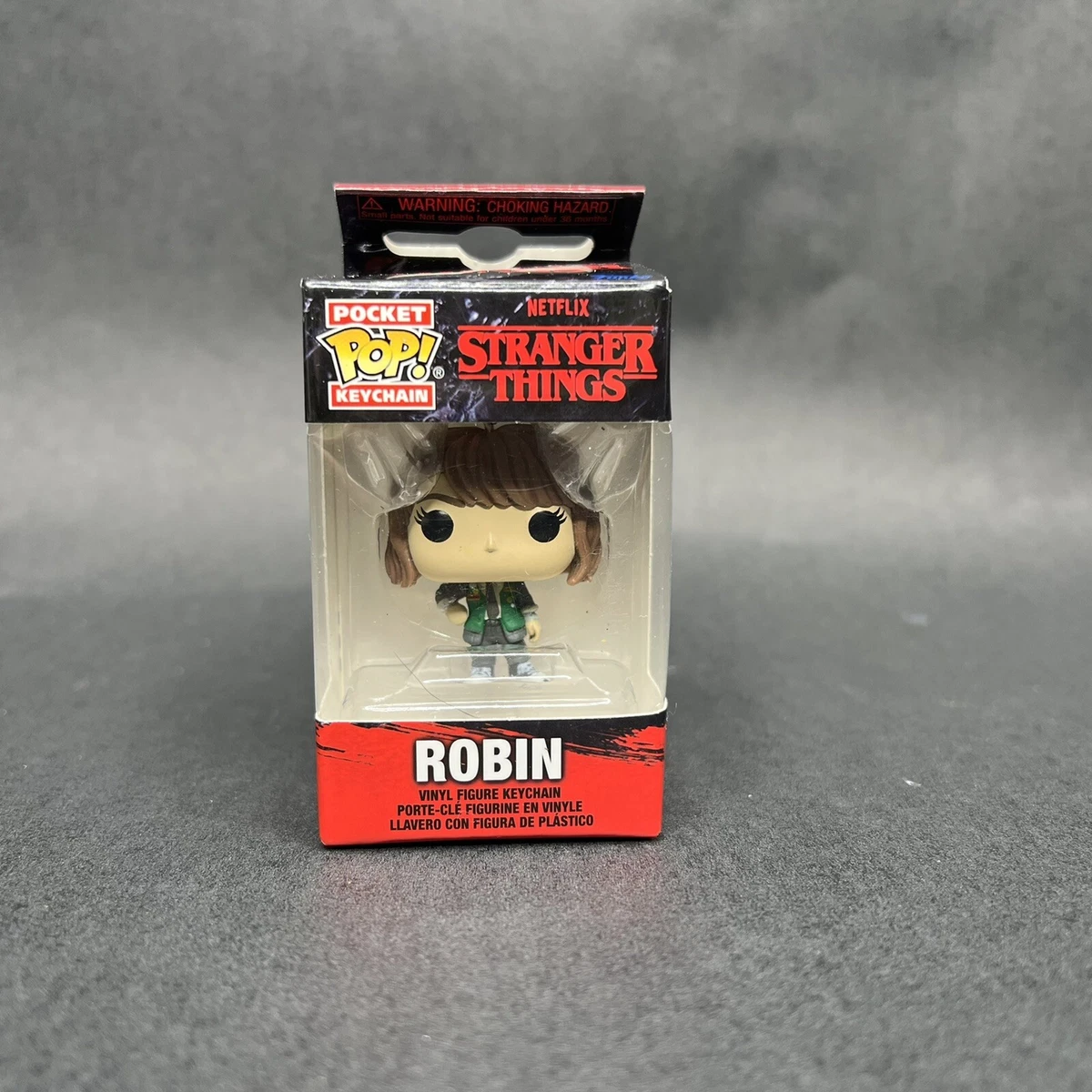 Funko Pocket Pop! Keychain - Stranger Things Robin portachiavi 4cm -  Oggetti Fantastici