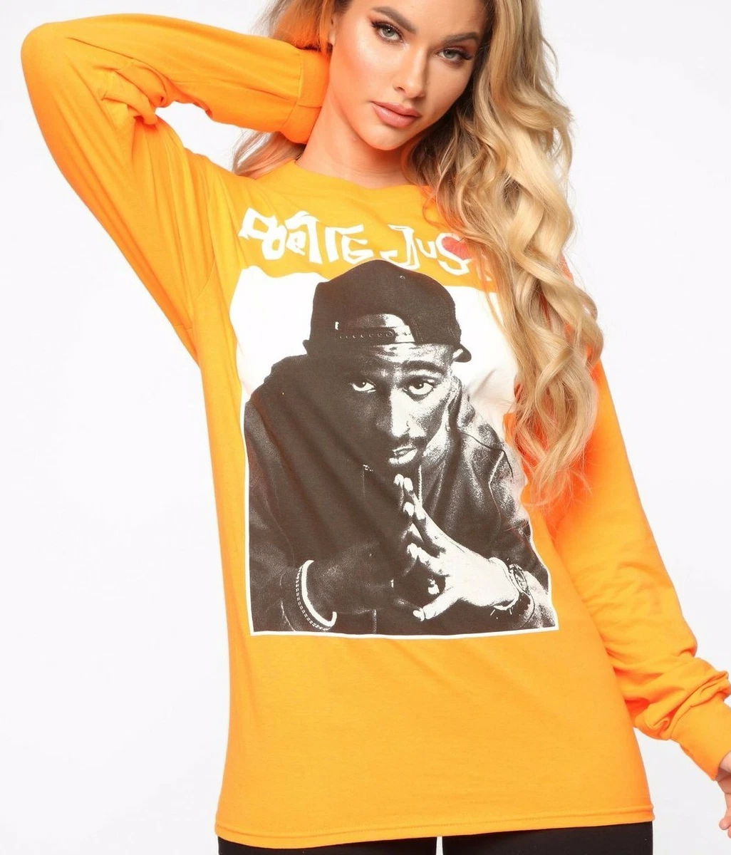 Tupac shirt sale orange