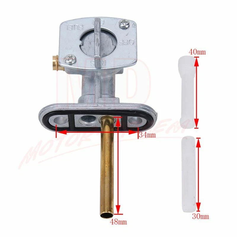 FOR YAMAHA BIG BEAR 400 YFM400 YFM 350 GAS TANK SWITCH FUEL PETCOCK ASSEMBLY - Image 3 of 4