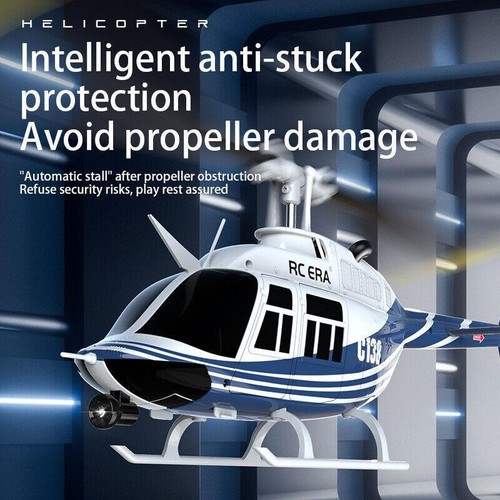 Kids 6CH 2.4G RC Helicopter Toys 6-Axis Gyro Flybarless Airplane Model Gifts - Picture 17 of 24