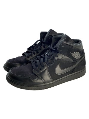 Nike Air Jordan 1 Mid Air Jordan Mid Black 554724 050 28.5Cm Black 