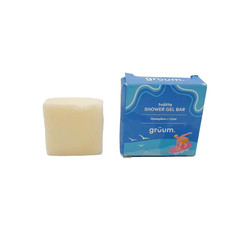 Grüum Tvatta Shower Gel Bar Honeydew Lime 35g Plastic Free Eco - box damaged