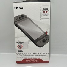NEW Nyko Screen Armor 9H Tempered Glass Screen Protector Nintendo Switch