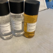 Set 3 new Travel Size Gilchrist  Soames Shampoo  Body Wash