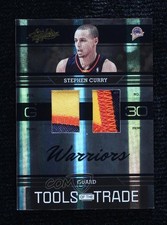2009 Absolute Memorabilia Black Spectrum Prime Materials 16/25 Stephen Curry 6h1