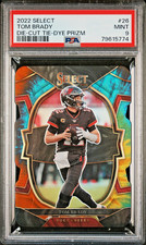 2017 PANINI SELECT TIE-DYE PRIZM REFRACTOR #26 TOM BRADY FIRST #01/25 PSA 9 MINT