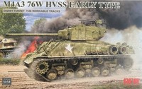 Modell Panzer M4A3 76W Hvss Early Art Rye Field Model 5058 1/35èMe Modell Cha