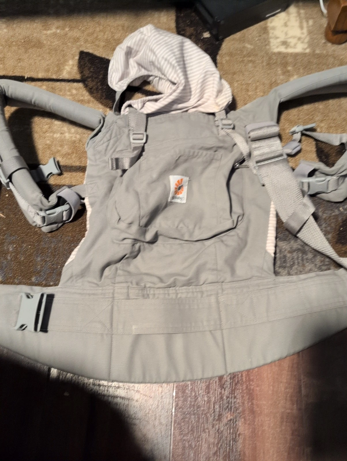 Ergo Baby Original Baby Carrier Misty Grey Adjustable Ergobaby