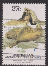 AAT 1983 Elephant Seal 27c Fine Used SG 57 VGC