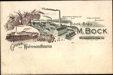Litho Weißenthurm am Rhein, Brauerei Bock-Bräu - 10837567