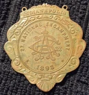 1893 Indianapolis Indiana GAR 27th Annual Encampment Medal Civil War