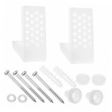2Set Universal Toilet Installation Bracket Set Toilet Seven-Shaped Side Hole