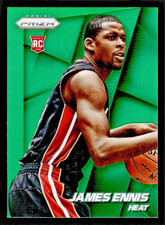 2014-15 Panini Prizm James Ennis Rookie Green Prizm #274 - Miami Heat