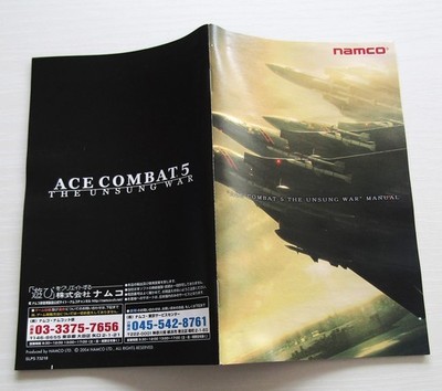 PS2 ACE COMBAT 04 5 ZERO set of 3 NAMCO PlayStation 2 the Best | eBay