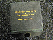 ADRENALIN AMPOULES FOR EMERGENCY USE STORAGE CASE ONLY