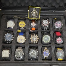 Invicta 16 watches Mega lot 13 Brand New 3 Pre-owned New 15 Slot Case