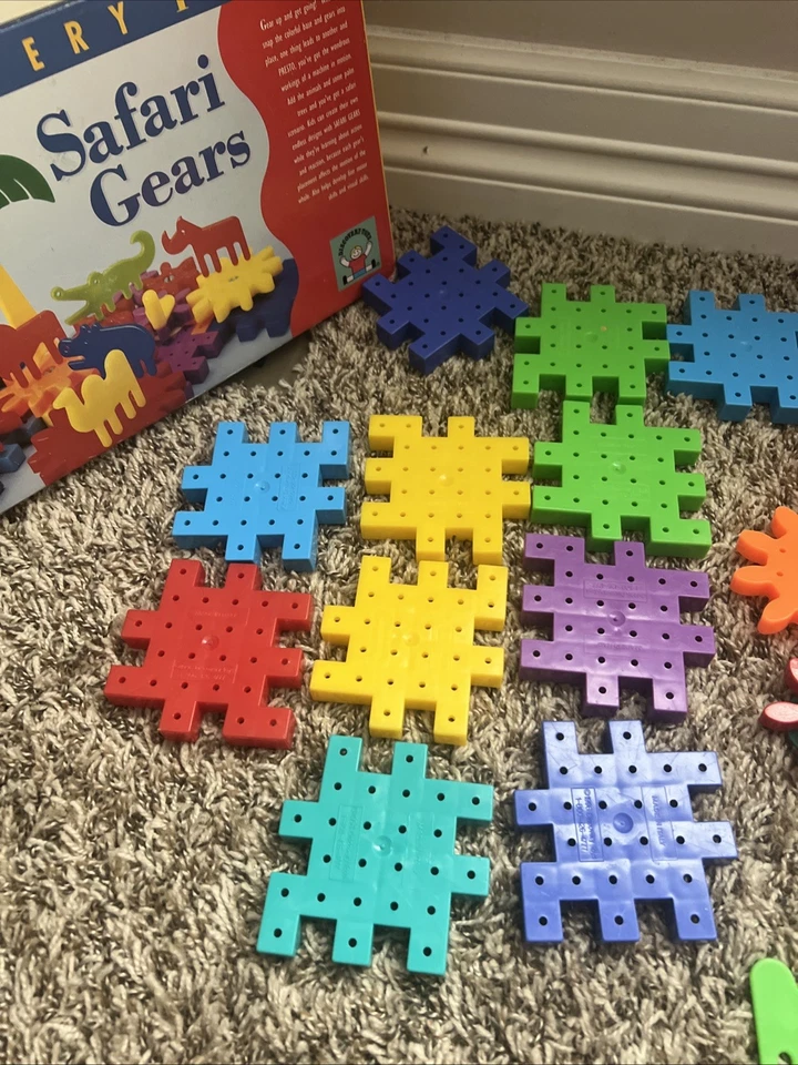 Discovery Toys 1996 Safari Gears, Learning Toy, Preschool 4+, EUC - Image 3 of 4