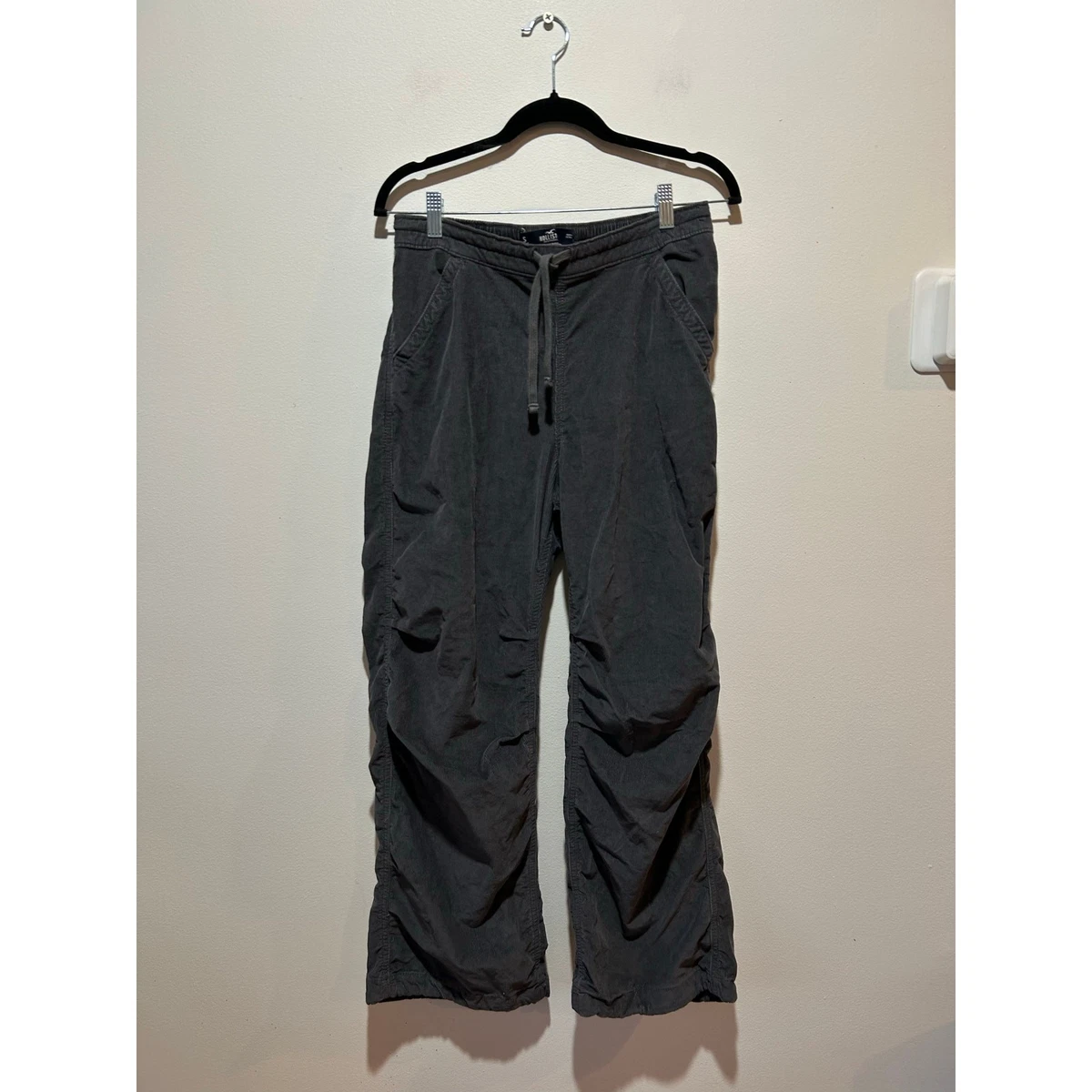 Sawmew Cargo Jeans Women, Y2K Hip Hop Baggy Cargohose, Track Pants Lange pant, Low Waist 90er E-Girl Streetwear (Color : Khaki, Size : M