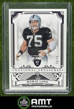 Howie Long 2025 Panini National Treasures Purple 70/75 Los Angeles Raiders #54
