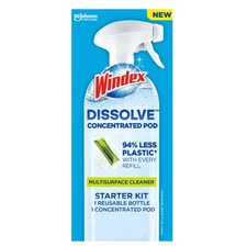 Windex Dissolve Fresh Scent Multi-Surface Cleaner Liquid 26 oz (Case of 4)