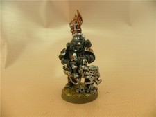 Warhammer 40K bemalt Damned Legionär mit schwerem Flamer