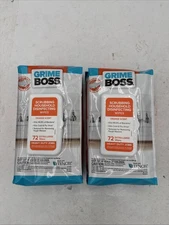 Grime Boss 72-Count Surface and Hand Wipes Heavy Duty Cleaning Wipes, 2Pk