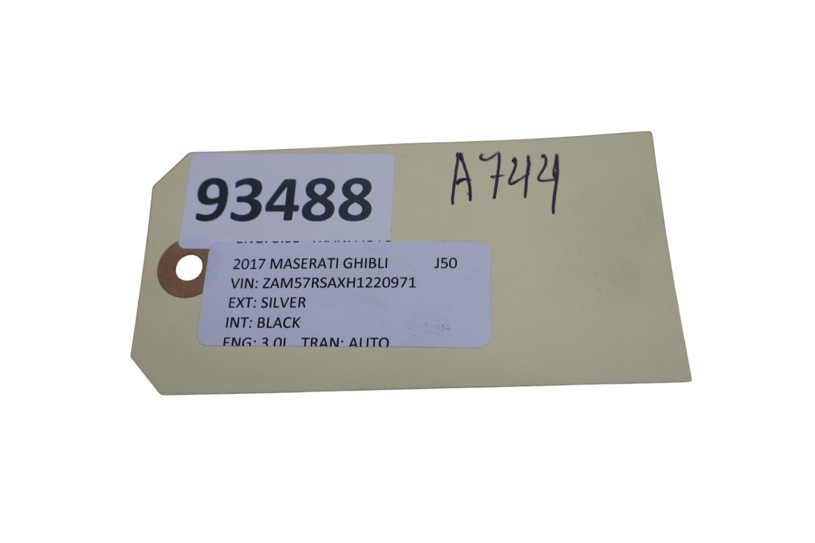 14-17 Maserati Ghibli S Rear Right Roof Keyless Entry Start Control Module Oem