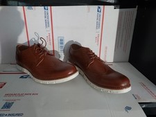 Nine West Garnet Wingtip Cognac Men Dress Shoes Size 13 BRAND NEW #319