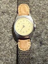 Vintage Timex Ladies Watch, Meachanical, Handwind, So;ver Toned, Runs
