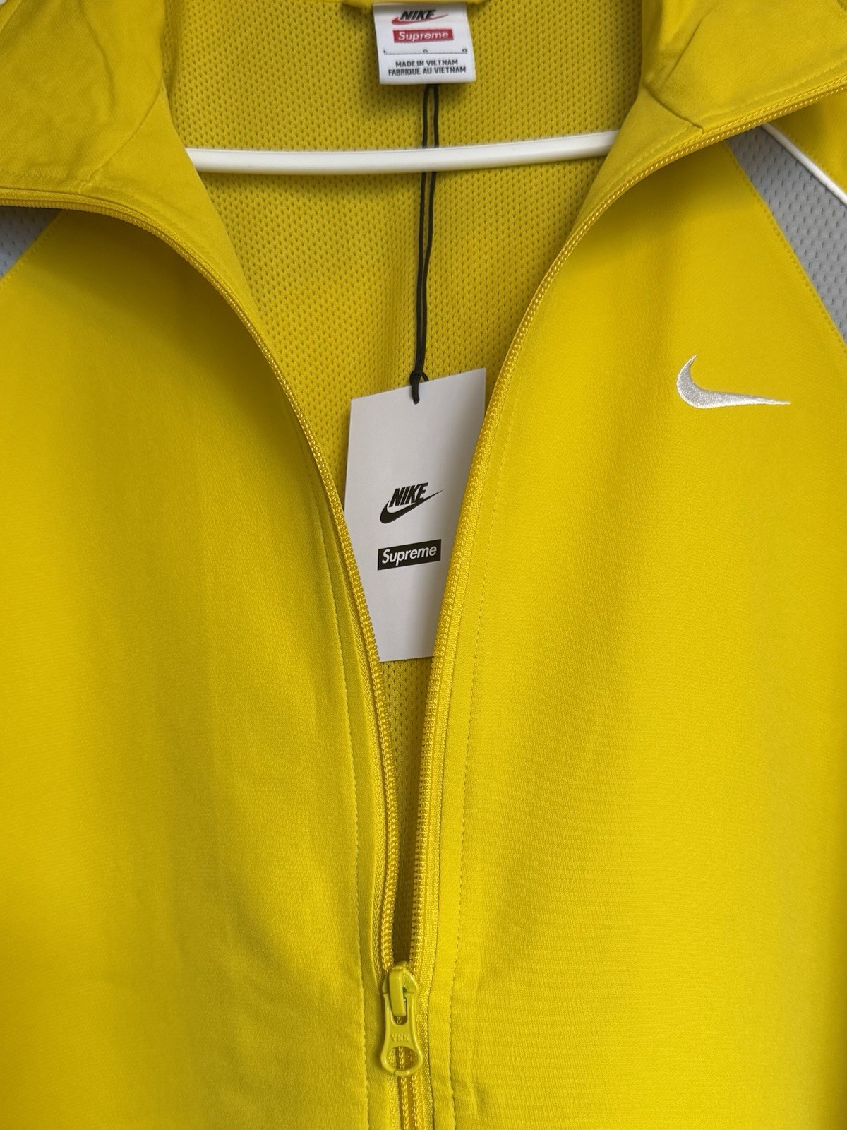 SACAI X NIKE Giacca da pista Supreme x Nike (giallo) taglia L