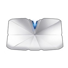 Telescopic Folding Car Sunshade, UV Blocking, Thermal Insulation, Small Size