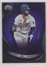 2022 Topps Chrome Black Purple Mini-Diamond Refractor 136/150 Cody Bellinger fm0