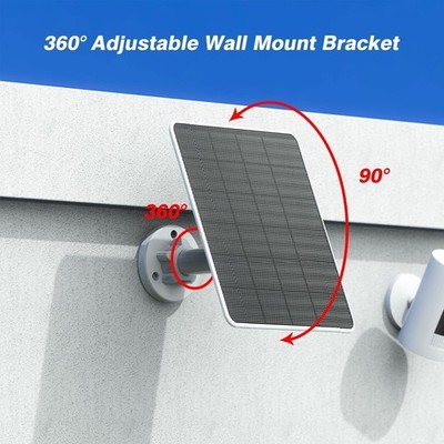 5W Solar Ladegerät mit Spannungsregler für Ringkamera