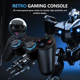 Retro Game Console 41000+ Games 4K HDMI Output w/ 2 Wireless Controllers&128GB
