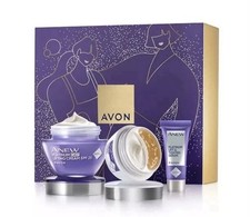 Avon Anew Platinum Gift set Day Cream, Eye Cream and Lift & Tighten Serum Bundle
