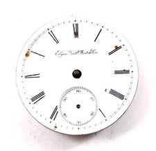 Elgin Pocket Watch Movement 18 Size 7 Jewel Parts/Repair-GS-163